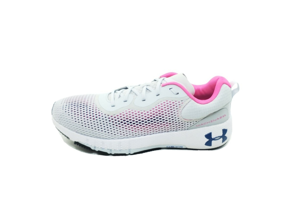 Under Armour HOVR Machina 2 SE Mens Running Shoes White Pink Blue Size 11